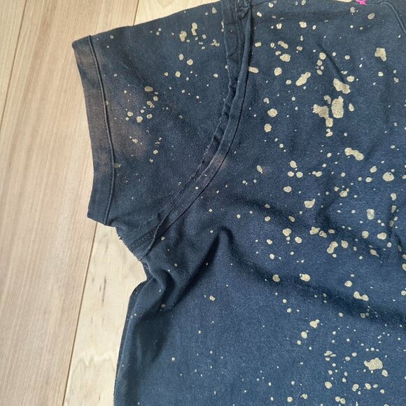 Vintage Parasuco Baby Tee – Bleach Splatter, Size M - Picture 8 of 8